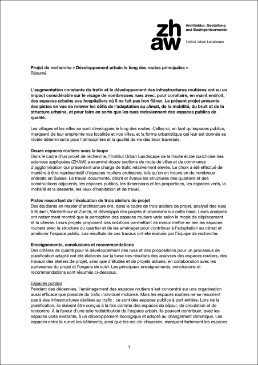 Städtebauliche Entwicklung FR